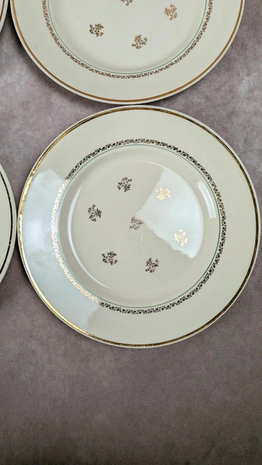 Lot de 6 assiettes plates Gien – photo 8